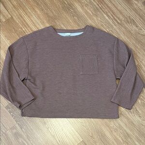 A New Day Brown ribbed Top excellent condition.